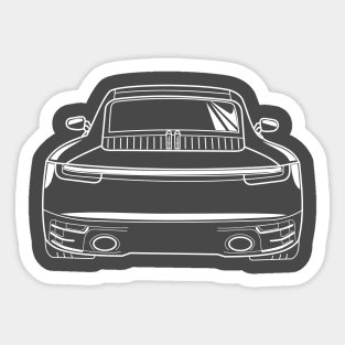 Porsche Carera Sticker